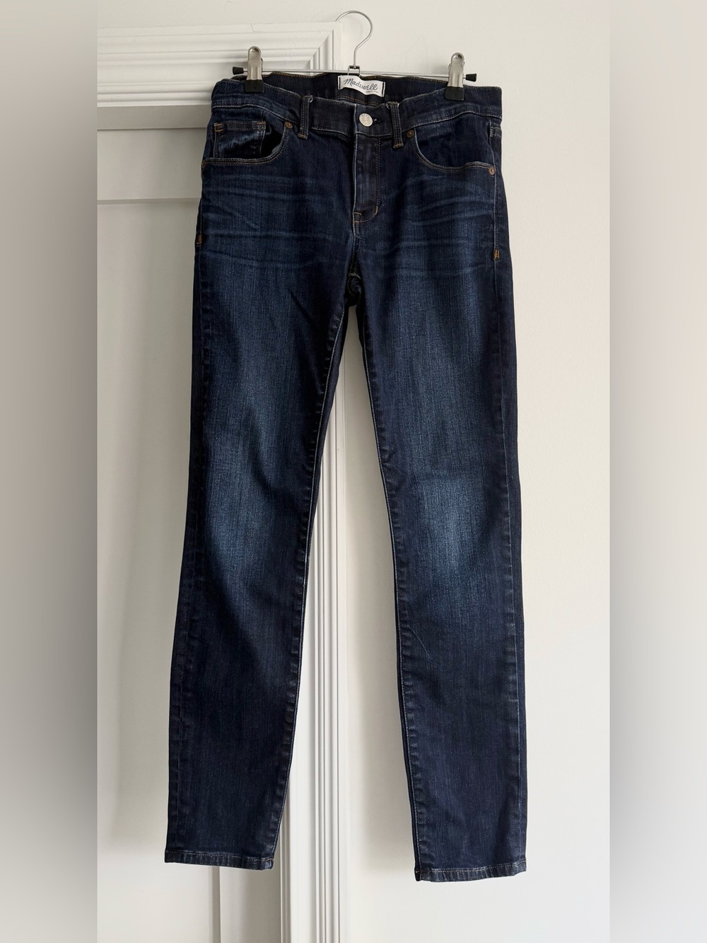 MADEWELL Dark Blue 9" Mid-Rise Skinny Jean